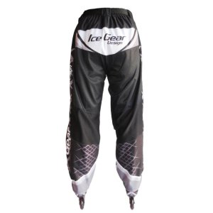 IceGear PRO Inline &Uuml;berhose Junior (CUSTOM m&ouml;glich) schwarz/grau XS