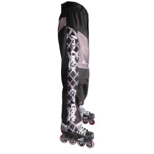 IceGear PRO Inline &Uuml;berhose Junior (CUSTOM m&ouml;glich) schwarz/grau XXS