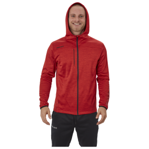 Bauer Vapor Fleece Zip Hoody Junior red