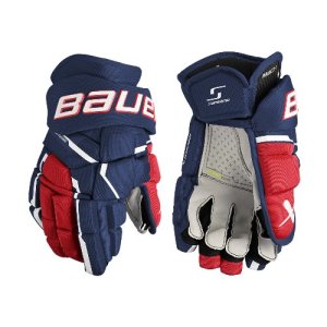 BAUER Supreme Mach Handschuhe Senior schwarz 14&quot;