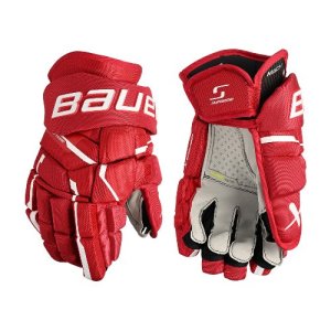 Bauer Supreme Mach Gloves Senior black/red 15&quot;