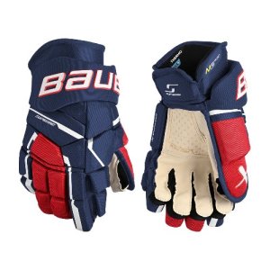 Bauer Supreme M5 Pro Gloves Senior navy/red/white 12"