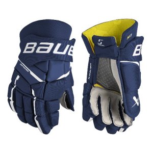 BAUER Supreme M3 Handschuhe Intermediate navy/rot/weiﬂ 12&quot;