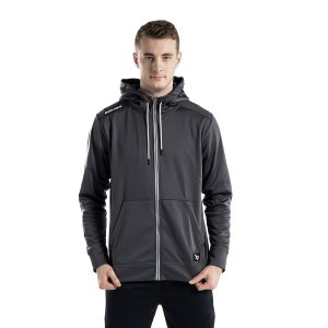 Bauer  Fleece Zip Hoody Senior grey