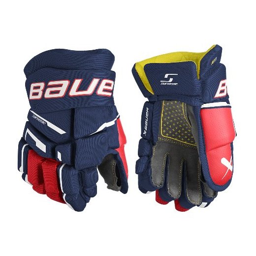 Bauer Supreme M3 Gloves Junior navy/red/white 10"