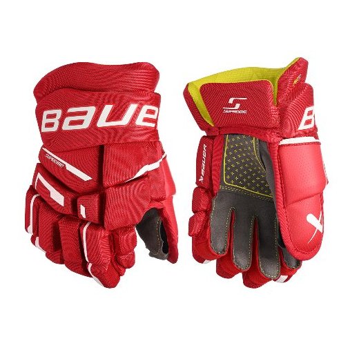 BAUER Supreme M3 Handschuhe Junior rot 10"