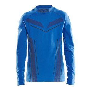 Craft PRO Control Seamless Longsleeve Junior 146/152 Blue