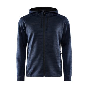 CRAFT ADV Unify Full Zip Hoodie Herren Blaze Melange M