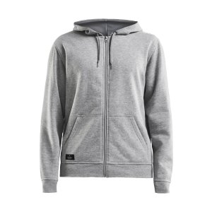 Craft Community FZ Hoodie Men Grey Melange XS