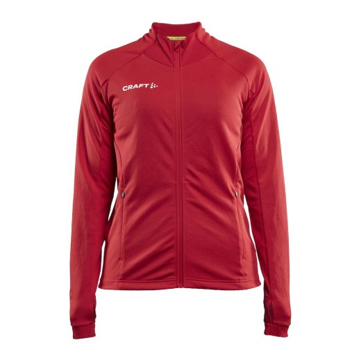 CRAFT Evolve Full Zip Jacke Frauen Bright Rot M