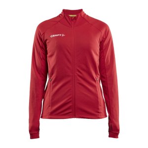 CRAFT Evolve Full Zip Jacke Frauen Bright Rot M